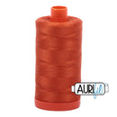 2240 Rusty Orange Aurifil Cotton 50wt Large Spool