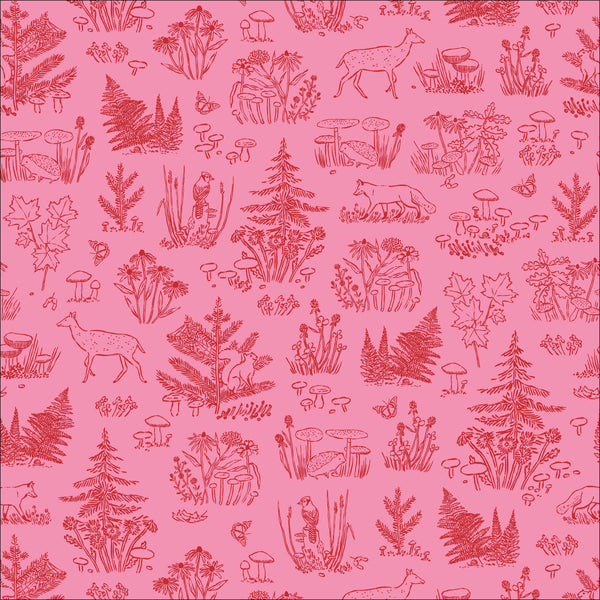 Autumn Walk - Forest Toile