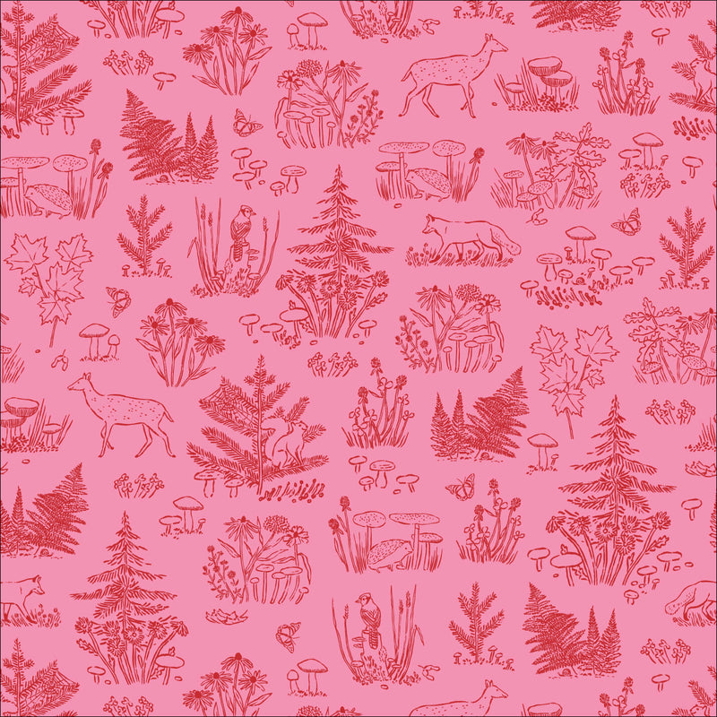 Autumn Walk - Forest Toile