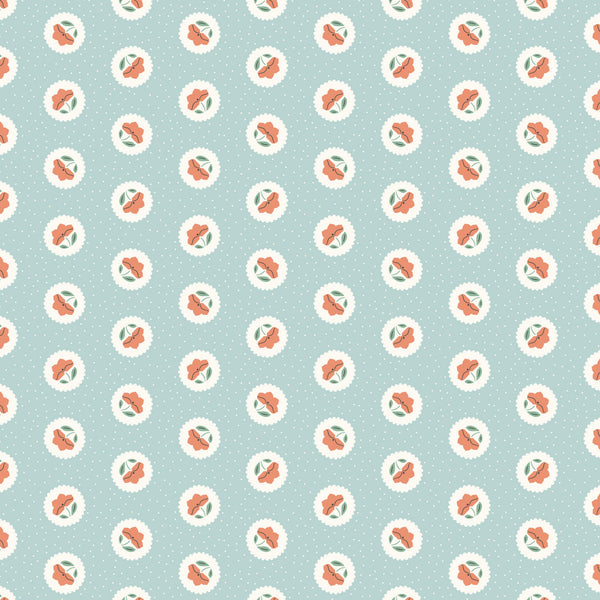 Little Bo - Dot Blossoms - Powder