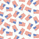 Stars, Stripes & Sun - Stars and Stripes - White