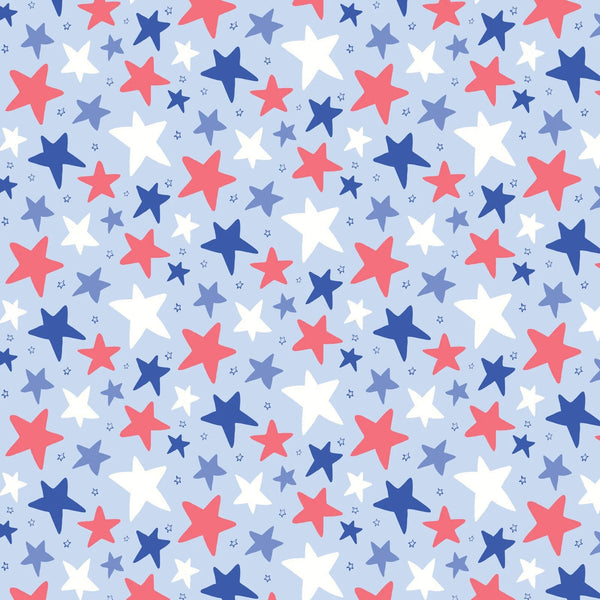 Stars, Stripes & Sun - Star Spangled - Blue