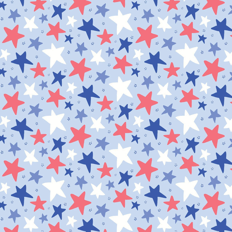 Stars, Stripes & Sun - Star Spangled - Blue