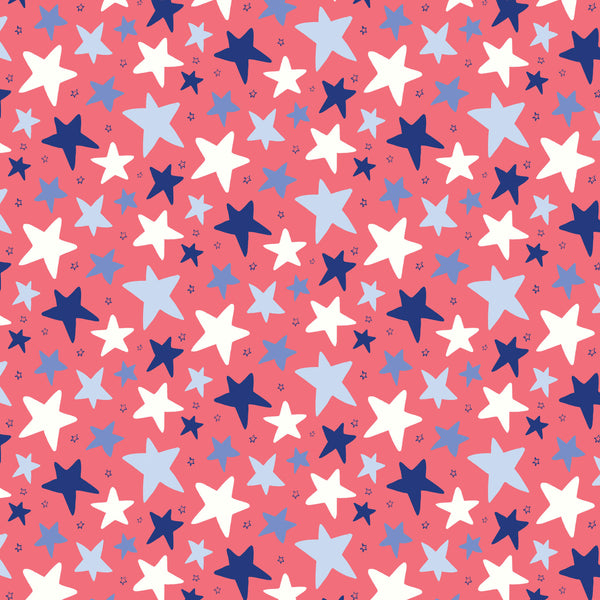 Stars, Stripes & Sun - Star Spangled - Red