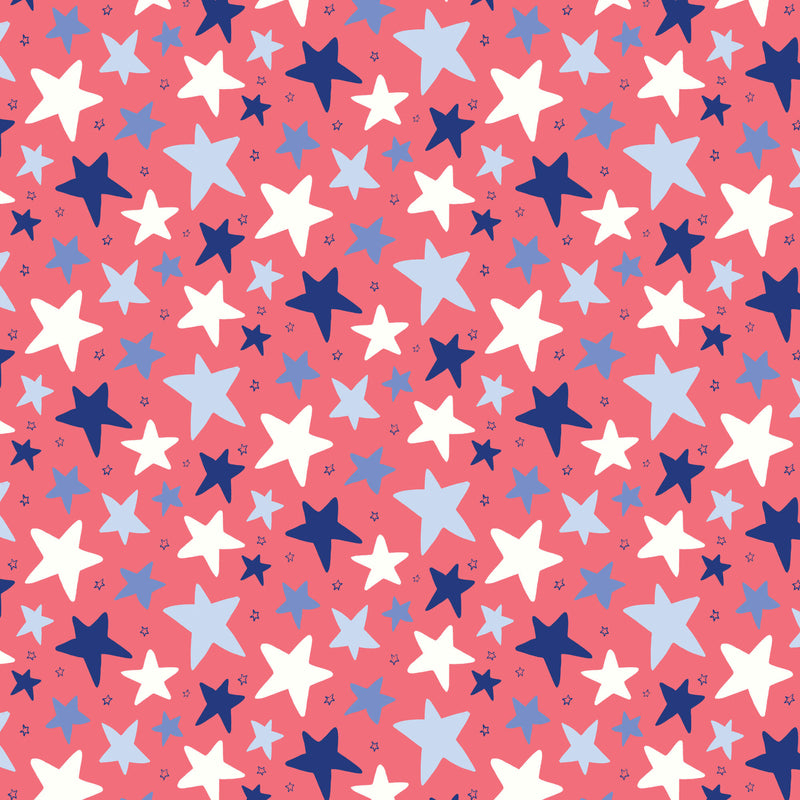 Stars, Stripes & Sun - Star Spangled - Red