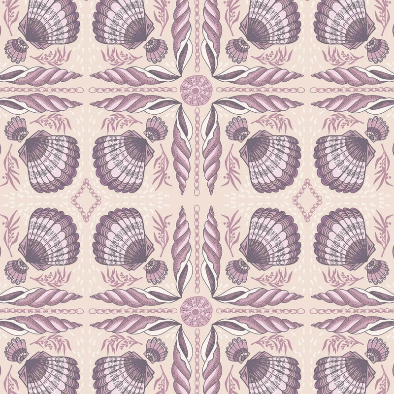 Seashell Serenade - Shell Tile - Beige