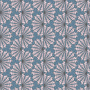 Seashell Serenade - Shell Fan - Blue