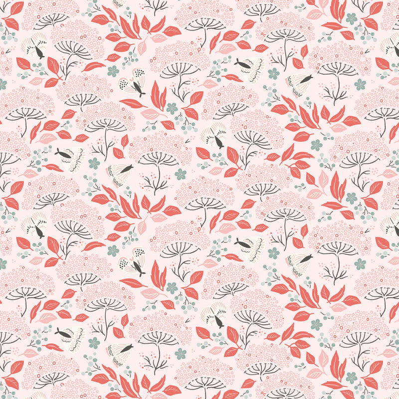 Cottage Garden - Moth Haven - Pink/Red
