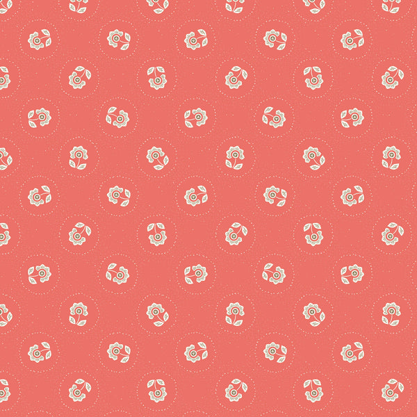 Cottage Garden - Blooming Dots - Red