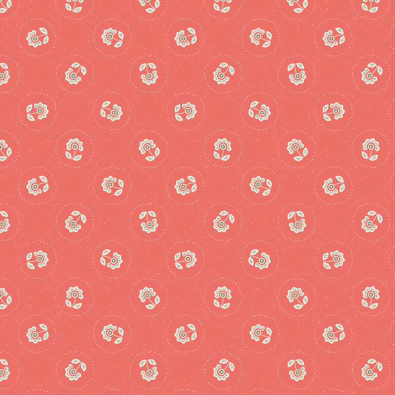 Cottage Garden - Blooming Dots - Red