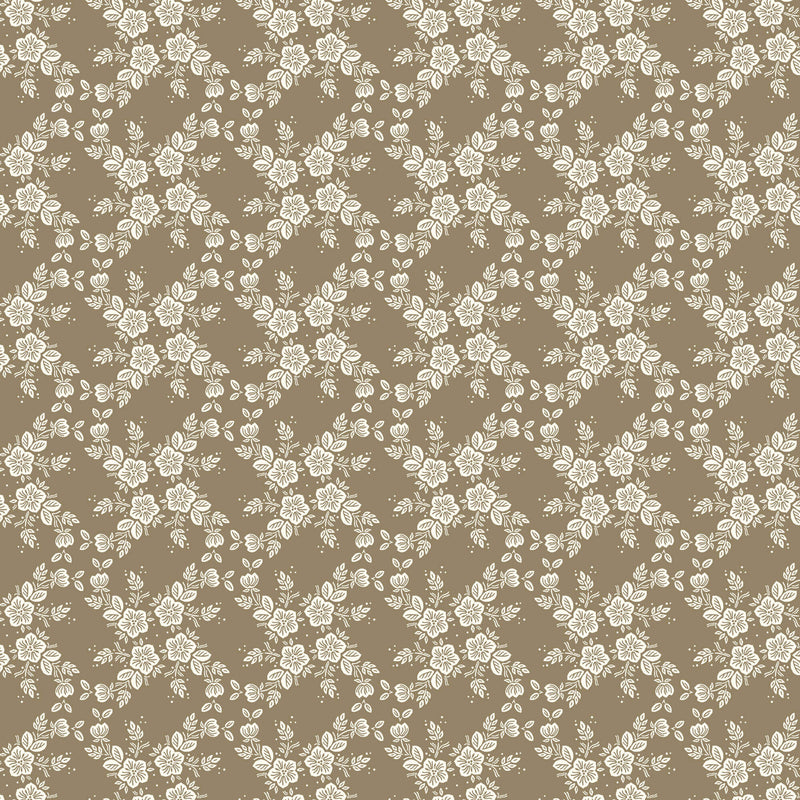 Cottage Garden - Lattice Vine - Brown