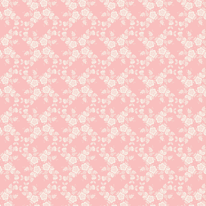 Cottage Garden - Lattice Vine - Pink