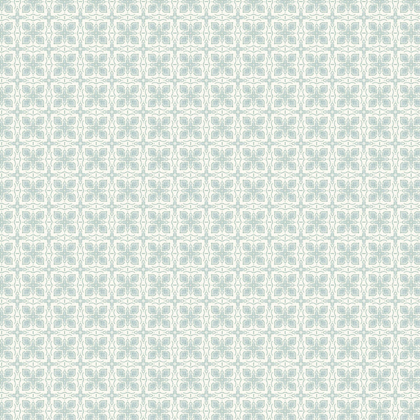 Cottage Garden - Tiled Path - Turquoise