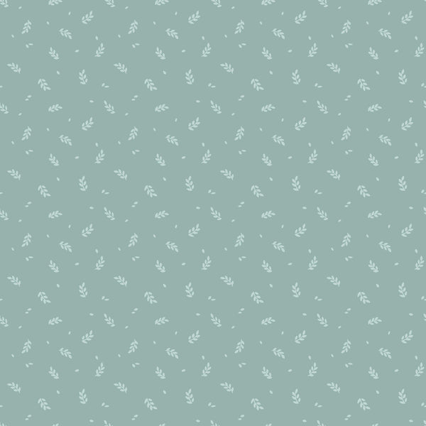 Cottage Garden - Sprigs - Turquoise