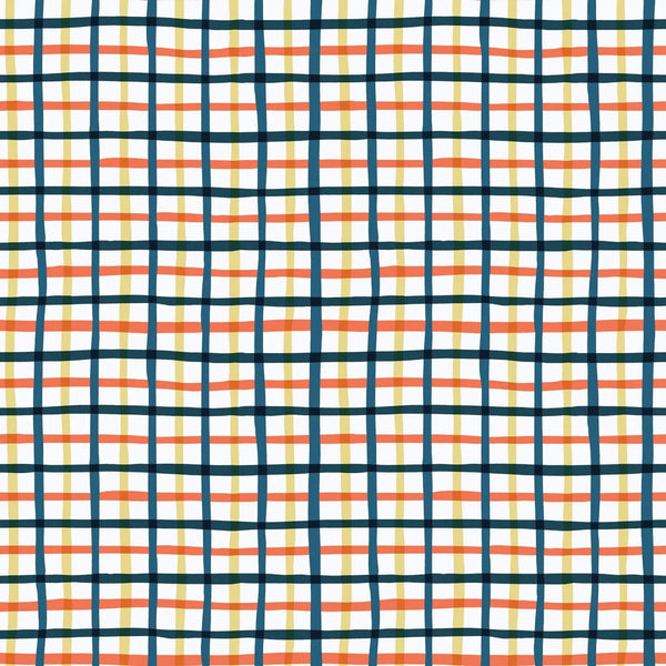 Camp Canine - Retro Plaid - Red/Gold