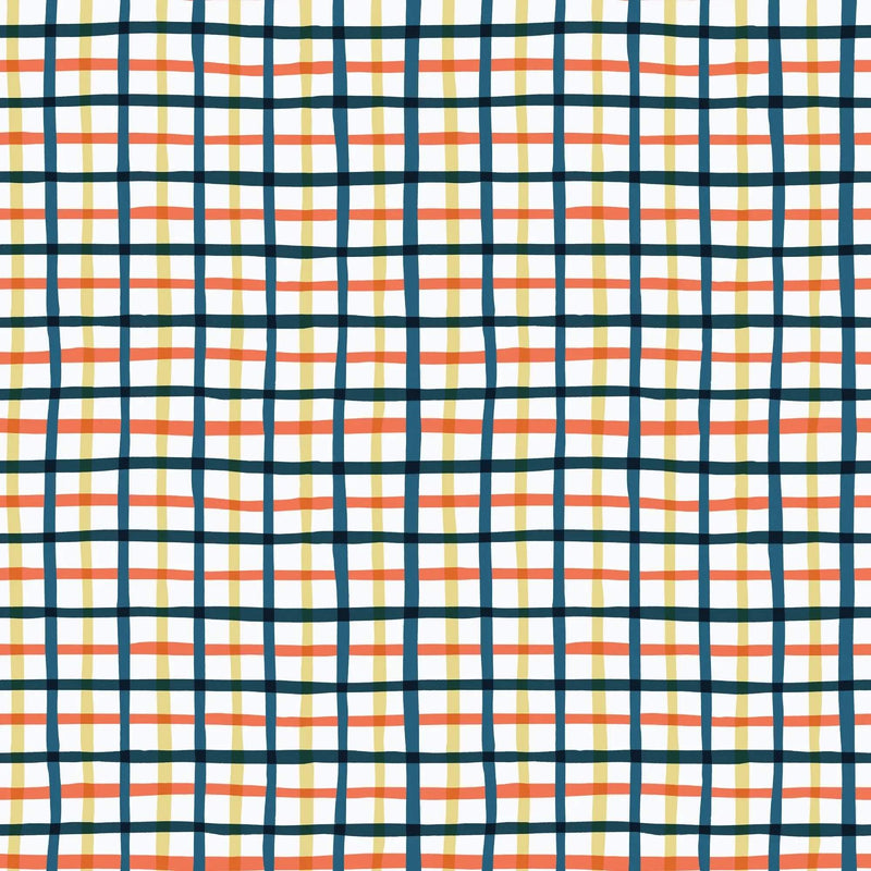 Camp Canine - Retro Plaid - Red/Gold