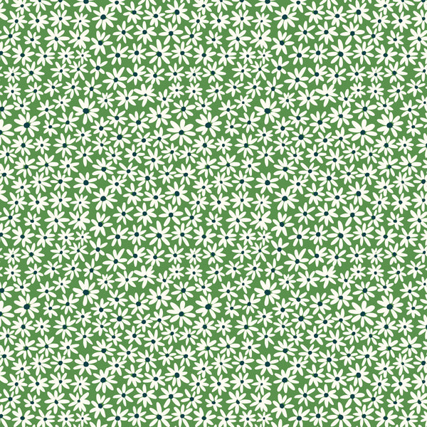 Bohemian Paradise - Tiny Daisies - Green