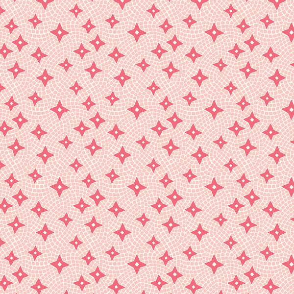 Bohemian Paradise - Tiles and Stars - Pink