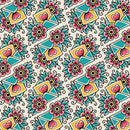 Love, Ink - Love Blooms 3380 - Cotton 44/45" Fabric Per Yard