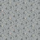 Love, Ink - Gray Heart Blossoms 3384 - Cotton 44/45" Fabric Per Yard