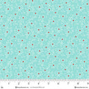 Jubilee Blue Ditsy Linework Cotton 44" / 45" Fabric per yard