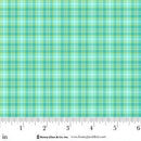 Jubilee Blue Plaid Cotton 44" / 45" Fabric per yard