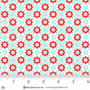 Jubilee Multi Two Tone Flower Cotton 44" / 45" Fabric per yard