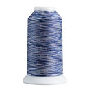 Superior Spirit 40 wt Polyester Thread 1,650 yd - Navy White
