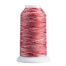 Superior Spirit Thread 40wt 1650 yd-Burgandy White