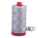 2605 Grey Aurifil Cotton 12 WT Large Spool