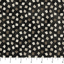 Modern Vibe Tossed Quadri Black Multi 44"/45" Cotton Fabric Per Yard