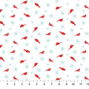 Cardinal Toss White Multi - Holly Jolly
