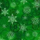 It's A Steampunk Christmas GEARS Green