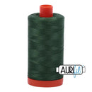 2892 Pine Aurifil Cotton 50wt Large Spool