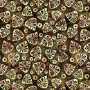 Flamenco - Geo Leaf - Brown