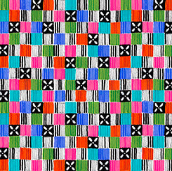 Flowerful - Geo Squares