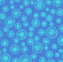 Flowerful - Linear Circles - Blue
