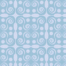 My Watercolor Garden - Geo Scroll - Blue