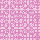 My Watercolor Garden - Geo Scroll - Pink