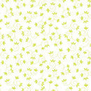 My Watercolor Garden - Scroll and Flower - Green