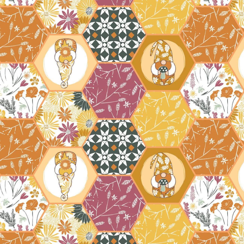Harvest Time - Hexagonal Patchwork