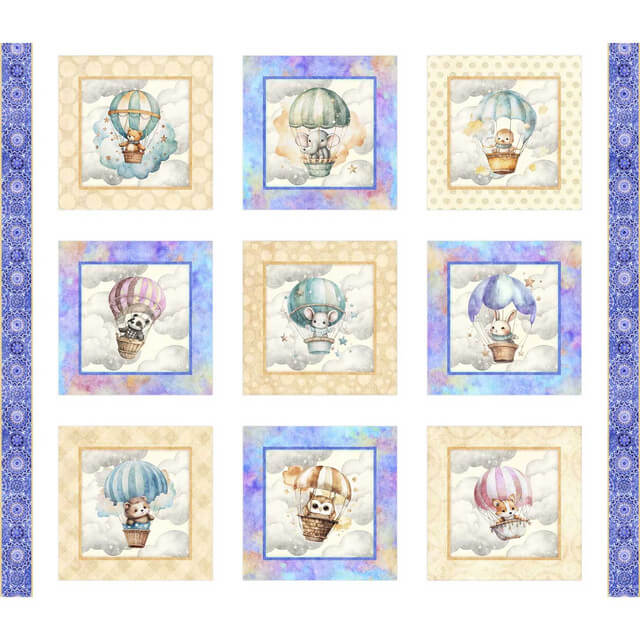 Oh The Places - Baby Animals Block Panel