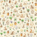 Hunny Bunny - Bunny Allover - Cream