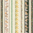 Hunny Bunny - Bunny & Floral Border Stripe
