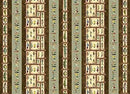 The Lure Of Fishing Fishing Border Stripe Sage Brown 44"/45" Cotton Fabric Per Yard