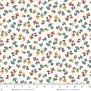 Cream Mushrooms Cotton 44"/45" Fabric Per Yard