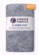 Color Waves 108" Supreme Backings - Light Grey (3-Yard Pack)