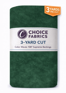 3-Yard Pack - Color Waves 108" Supreme Backings - Hunter Green