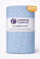 3-Yard Pack - Grain of Color 108" Supreme Backings - Light Blue