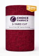 3-Yard Pack - Grain of Color 108" Supreme Backings - Garnet